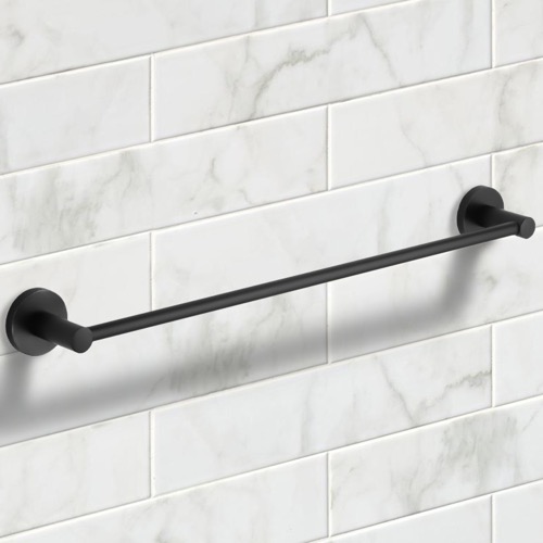 Towel Bar, 25 Inch, Matte Black Towel Bar, 25 Inch, Matte Black Nameeks NCB55